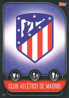 Club Badge Atletico Madrid 2019/20 Topps Match Attax CL #ATL1